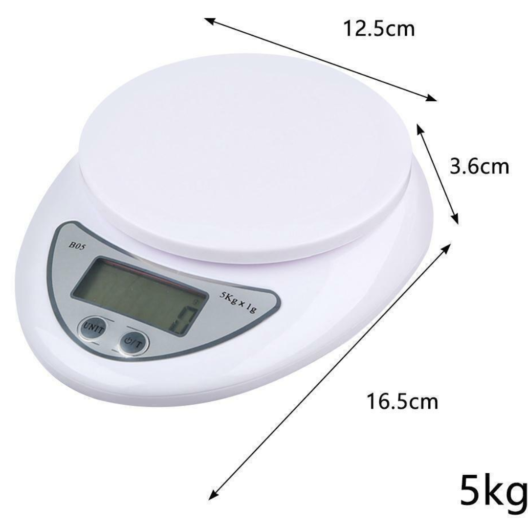 Miniatura 3 de Pesa Gramera Cocina Báscula Digital 5kg